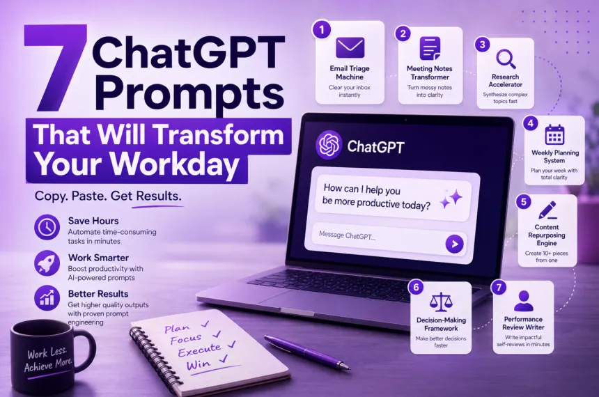 ChatGPT prompts for productivity